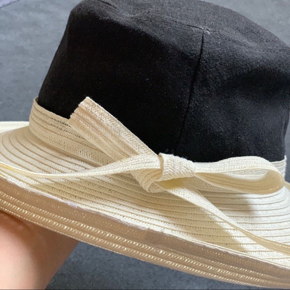 Magid Hats | Black and White Floppy Fashion Hat - Picture 3 of 8